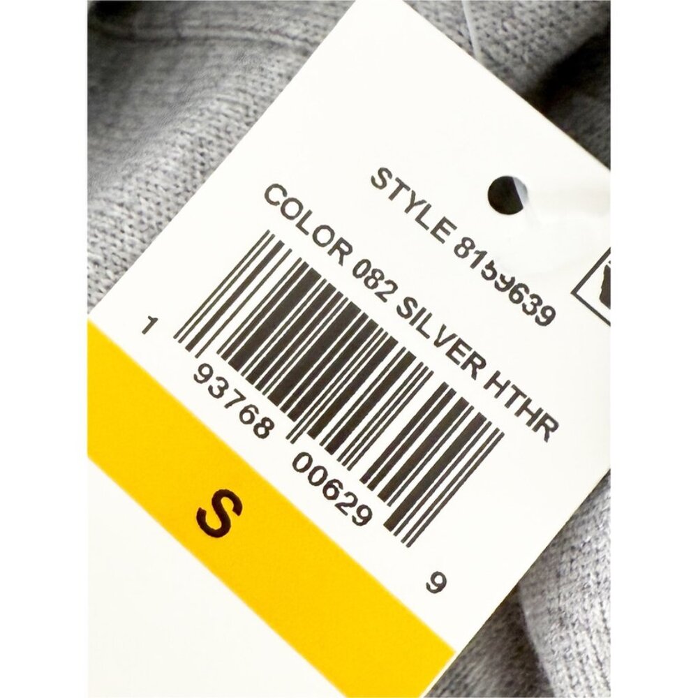 Revolve 1. State Cross Front Cozy Knit Top in Silver Heather S - Picture 9 of 14